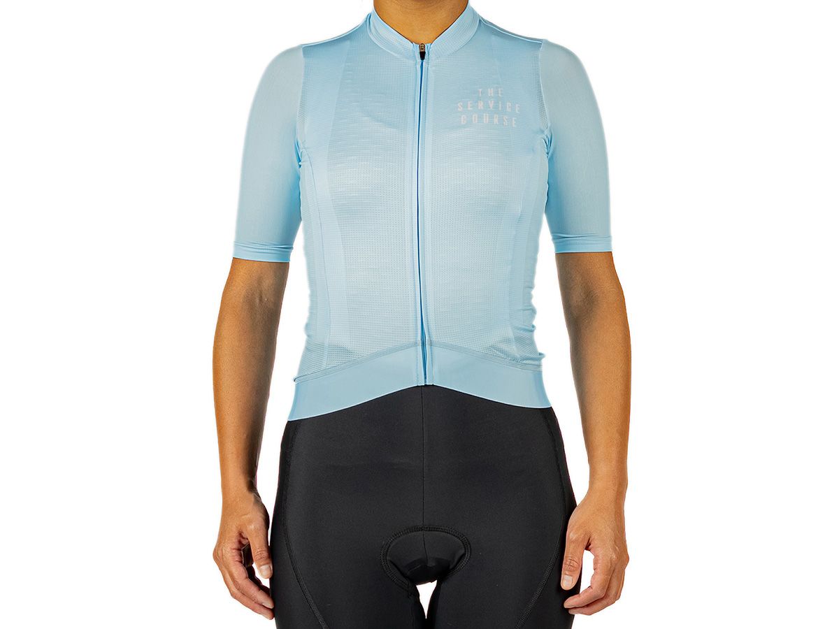 The Service Course Women's Short Sleeve Jersey 女款短袖車衣 - 天空藍 M