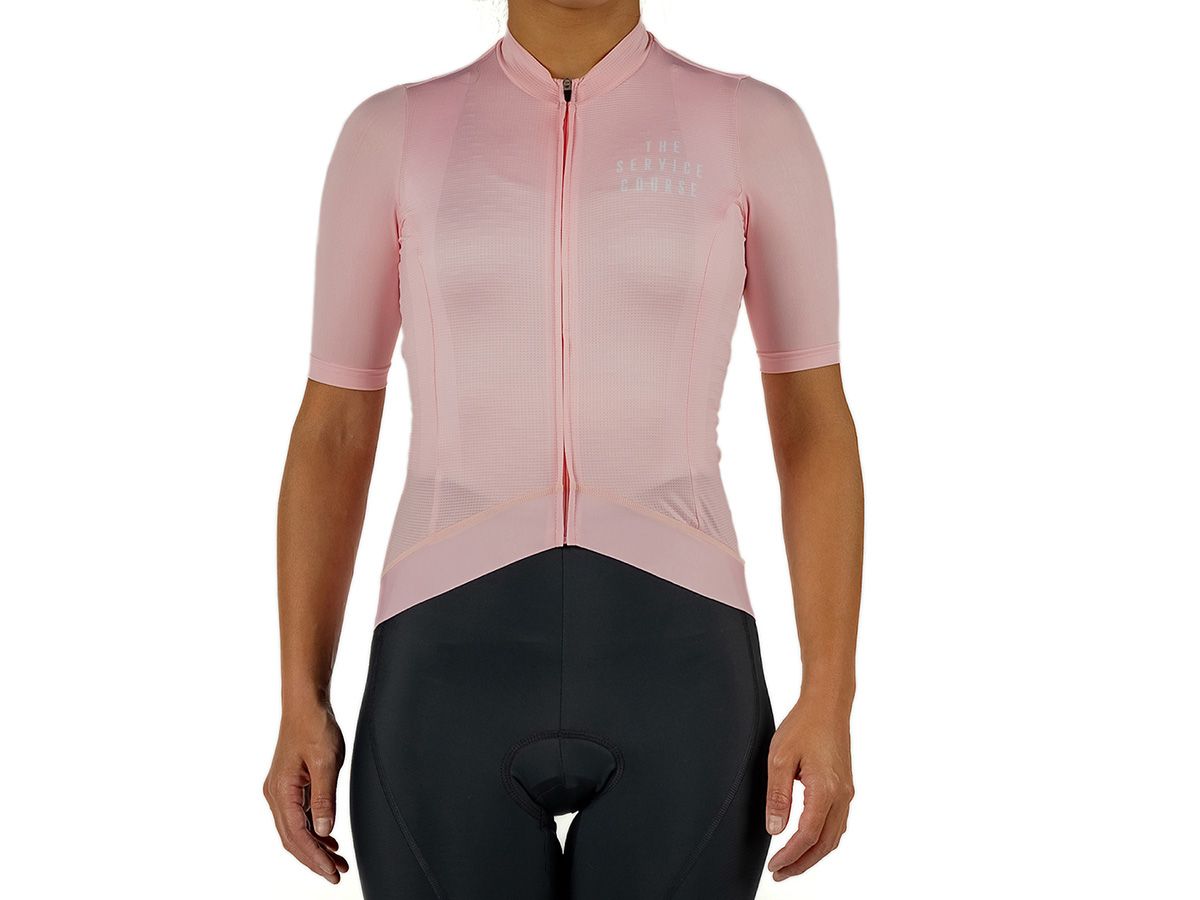 The Service Course Women's Short Sleeve Jersey 女款短袖車衣 - 櫻花粉 M