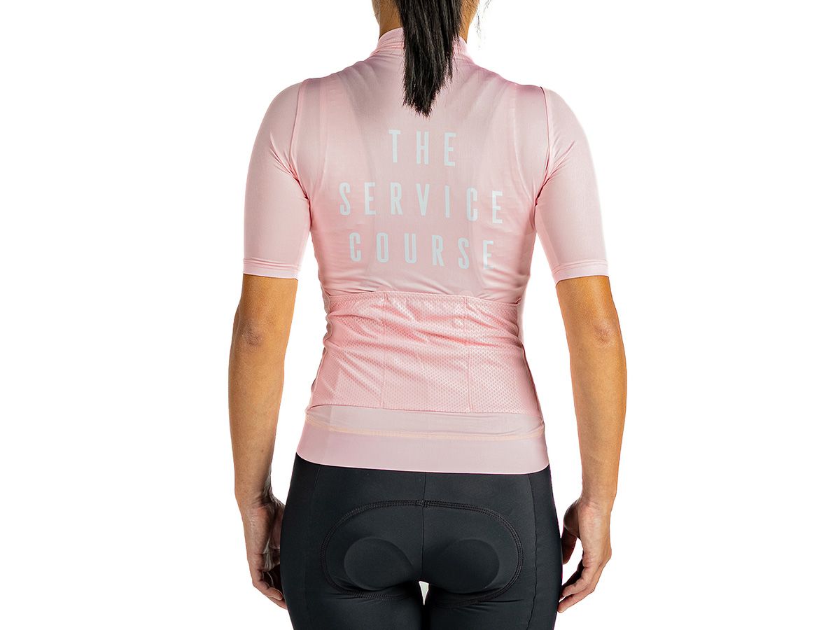 The Service Course Women's Short Sleeve Jersey 女款短袖車衣 - 櫻花粉 2XS