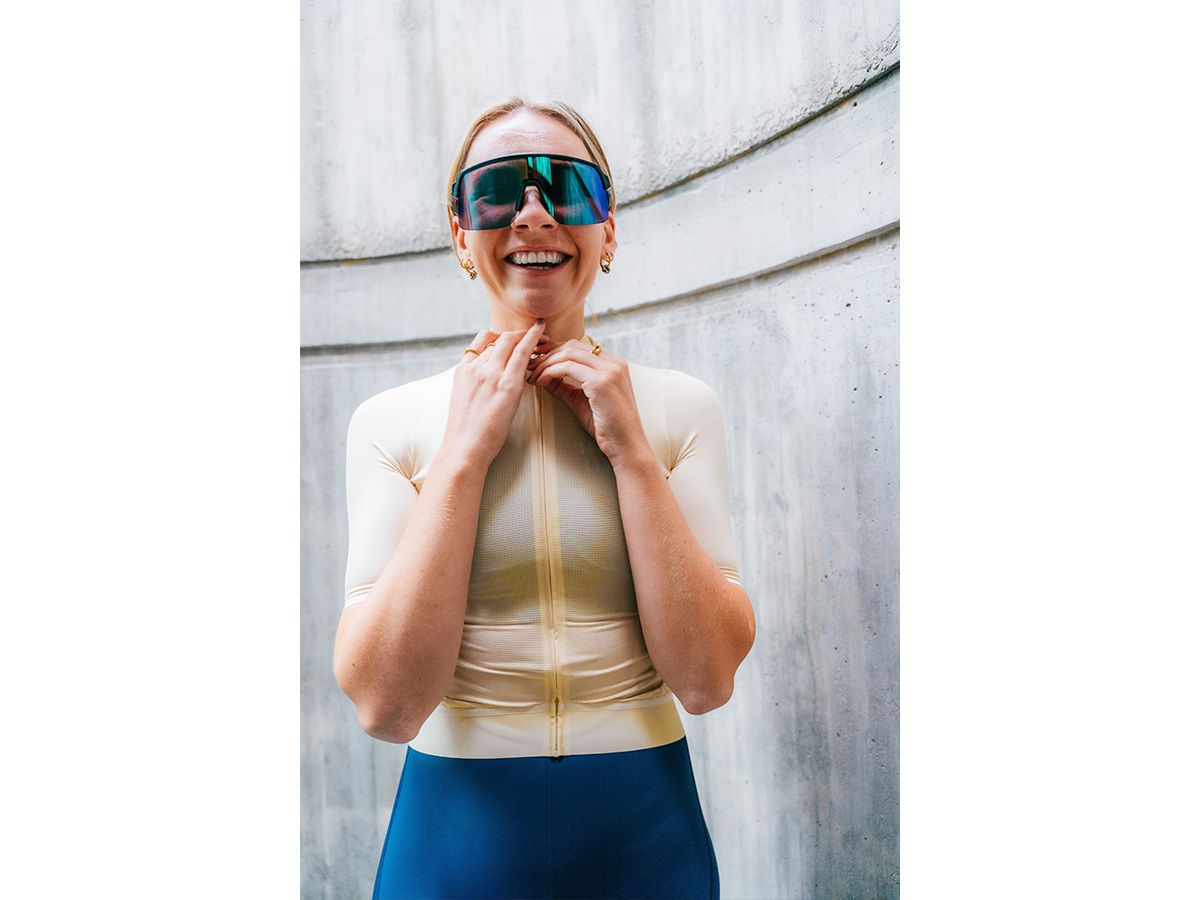 The Service Course Women's Short Sleeve Jersey 女款短袖車衣 - 香草黃 S