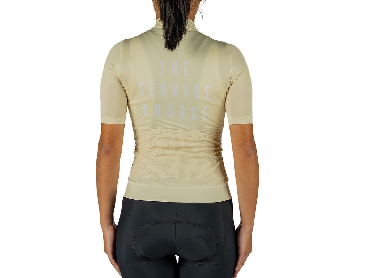 The Service Course Women's Short Sleeve Jersey 女款短袖車衣 - 香草黃 2XS