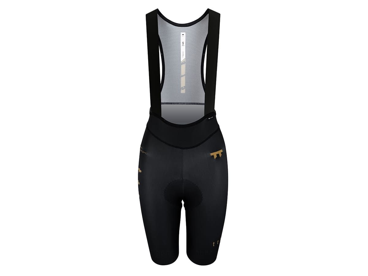 a Line Women's Stay Gold Bib Shorts 女款車褲 / 黑金 M