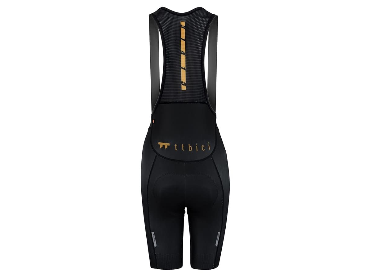 a Line Women's Stay Gold Bib Shorts 女款車褲 / 黑金 S