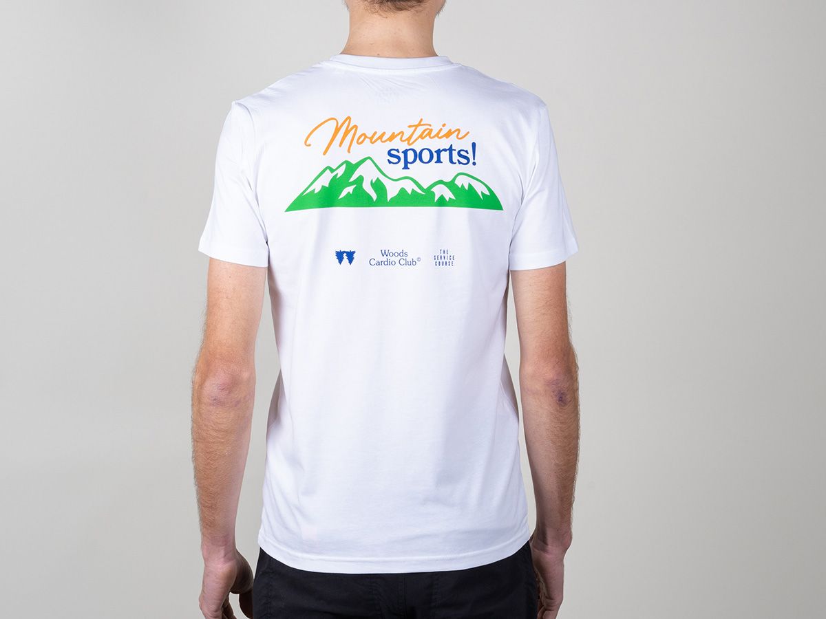 The Service Course Woods Cardio Club Mountain Sports 聯名短袖有機棉上衣
