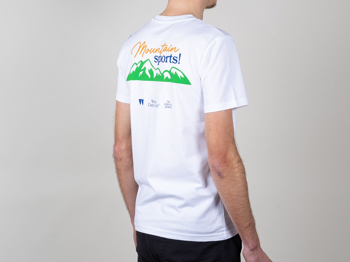 The Service Course Woods Cardio Club Mountain Sports 聯名短袖有機棉上衣 M