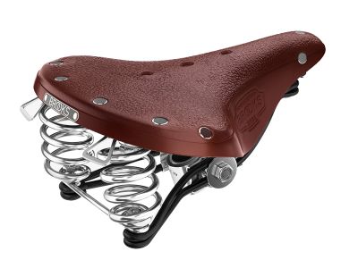 Brooks B66 Short 皮革座墊 鐵弓 褐色