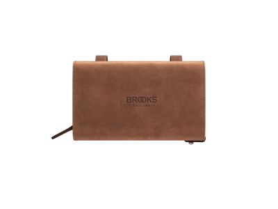 Brooks D-Shaped 皮革坐墊包 0.75L 深棕色