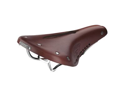 Brooks B17 Carved Short 皮革座墊 褐色