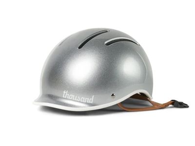 THOUSAND JR. 青少安全帽 閃亮銀